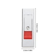 thumbnail image 3 of Cerradura de panel de gabinete eléctrico, cerradura de leva con botón pulsador y llaves, cerradura de puerta de gabinete de instrumentos, cerradura de puerta de gabinete eléctrico industrial, 3 of 8