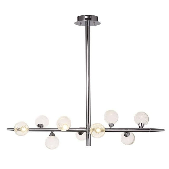 ET2 E24571-91PC Conduit 10 Po Chrome Poli Unique Suspension Plafonnier