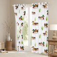 thumbnail image 3 of jejeloiu Country Farm Mallard Blackout Curtains Set of 2 (52x84 Each),White Brown Green Window Curtains For Boys Teens, 3 of 6