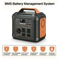 thumbnail image 4 of SBAOH Portable Power Station P302,296Wh Lithium Battery Generator Solar with 300W AC Outlets for Outdoor Camping RV Home, 4 of 8