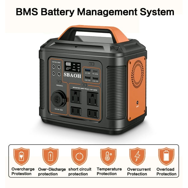 SBAOH 296Wh Power Station - Walmart Business Supplies