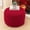 Burgundy, variant on Round Pouf Ottoman 20 x 20 x 14 Inches Boho Poof Home Decor Floor Pouffe Ottoman Foot Rest for Couch Sofa Bean Bag Chairs Living Room Bedroom (Forest Green)