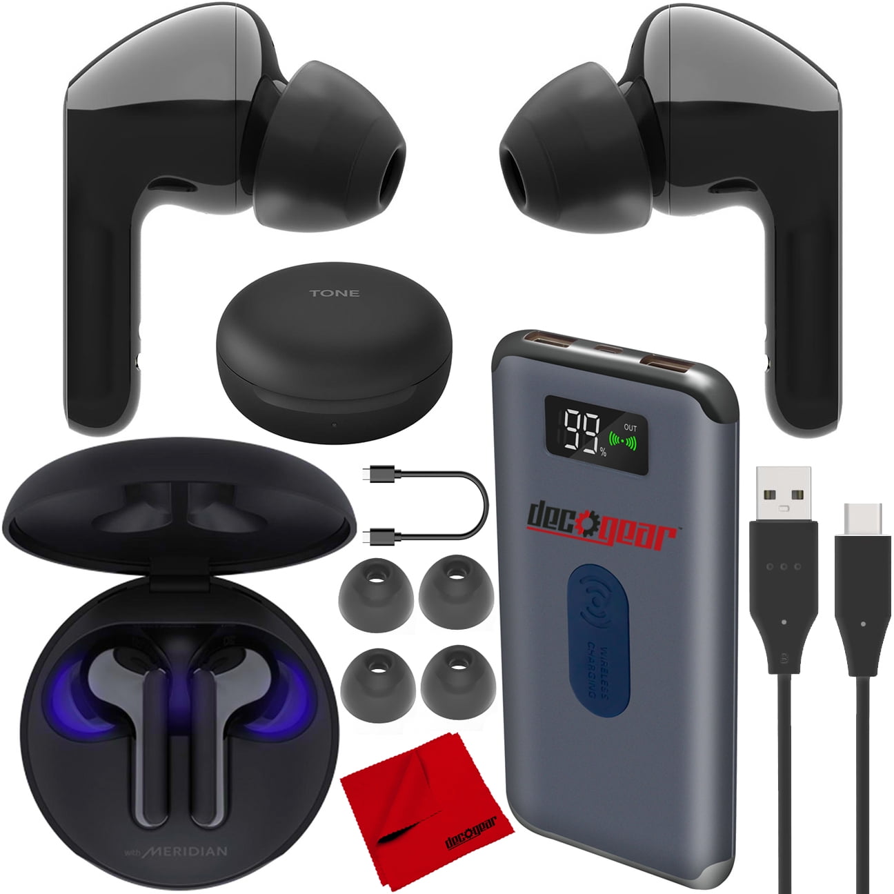LG TONE Free HBSFN6 True Wireless Stereo Bluetooth Earbuds with