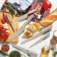 thumbnail image 5 of Beautiful 6-Piece Soft Grip Knife Set Porcini with Gold Accent by Drew Barrymore, 5 of 10