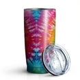 thumbnail image 2 of 20oz Tumbler with Lid and Straw Stainless Colorful Rainbow Steel Vacuum Insulated Water Coffee Tumbler Cup, Double Wall Vacuum Insulated Travel Mug Reusable Tumblers for Ice Drinks, Hot Beverage, 2 of 7