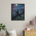 thumbnail image 4 of Paint By Numbers Kit for Adults Beginner - DIY Raccoon Night Cherry Blossom Moon Canvas Painting Kits for Adults, Frameless Paint By Number for Adults for Home Wall Decor 16x20 Inch, 4 of 7