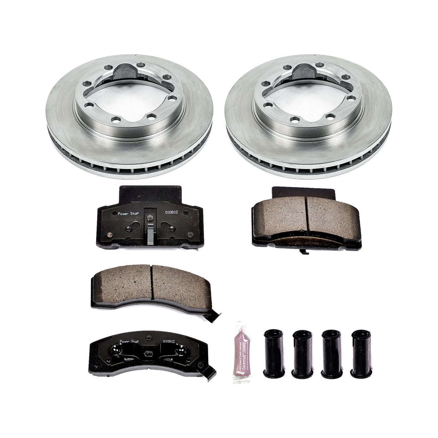 Power Stop Front Stock Replacement Brake Pad and Rotor Kit KOE1992