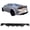 Gloss Black, variant on Ikon Motorsports Rear Diffuser, Compatible with 2020-2023 Dodge Charger Widebody,  IKON V4 Style Matte Black PP Polypropylene Shark Fin Rear Bumper Valance Spoiler, Air Dam Chin Splitter Molding 1PC