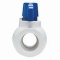 thumbnail image 2 of Homewerks VBVP40B3B 0.5 in. PVC Schedule 40 Threaded Ball Valve - White, 2 of 4