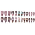 thumbnail image 4 of BYNNIX Press on Nails Almond Shaped Fake Nails Glossy Stick on Nails Natural Full Covers False Nails Acrylic Glues on Nails, 4 of 8