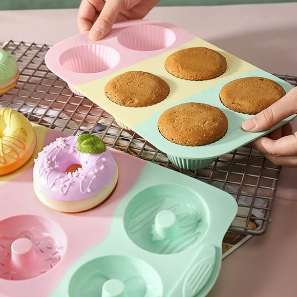 fsxdhpcsgfc Pan with for Oven Silicone Mooncake In Different Flower And Shapes DIY Aromatherapy Various Colorful A1