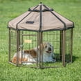 thumbnail image 3 of Pet Gazebo 23403ET 3 ft. Pet Gazebo with Earth Taupe Canopy, 3 of 6