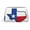 Silver, variant on Travel Makeup Bag Texas Flag Map Wide-open PU Leather Cosmetic Toiletry Pouch with Dividers & Zipper for Women Silver