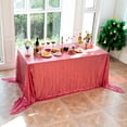 thumbnail image 4 of Ludlz Sequin Tablecloth Shiny Eye-catching Polyester Anniversary Day Party Tablecloth for Restaurant, 4 of 8