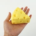 thumbnail image 2 of Clearance! Yellow Cheese Squishies Squeeze Toys, Soft Novelty Toys, Rebounding Sensory, Help for Relax, Focus, Sensory Cheese, Food Theme Cheese Cubes Squishies Toys, Stress Balls for Adults K*ids, 2 of 9