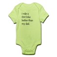 thumbnail image 1 of CafePress - Dirtbike - Baby Light Bodysuit, 1 of 1