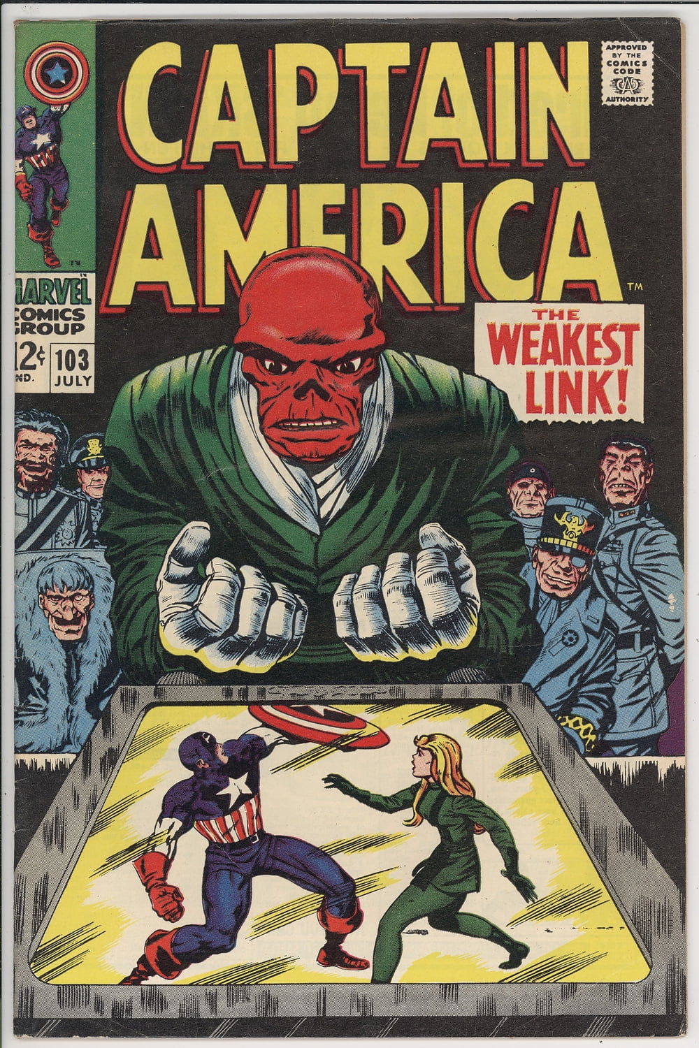 Cover of Captain America #103