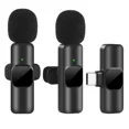 thumbnail image 2 of New Wireless Lavalier Microphone Portable Audio Video Recording Mini Mic for iPhone Android Live Broadcast Gaming Phone Mic, 2 of 7