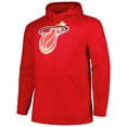 thumbnail image 2 of Men's Mitchell & Ness Red Miami Heat Hardwood Classics Big & Tall Pullover Hoodie, 2 of 3