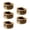 Brass, variant on Sturdy Paracord Survival Bracelet Charm With Antique Finish Rope Clasp For Camping Hiking Gear