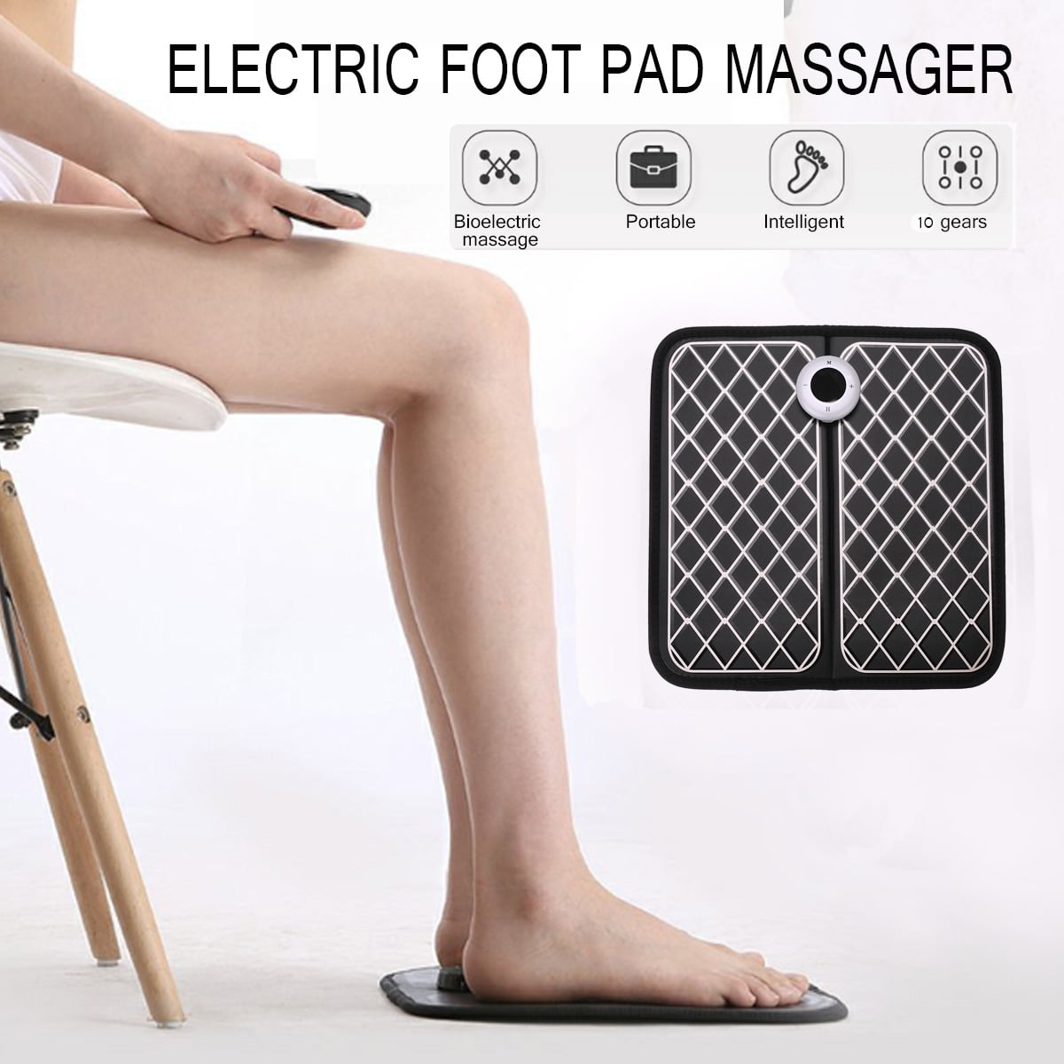 Circulation and EMS Booster Foot Leg Blood Rechargeable Foot Massager