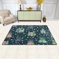 thumbnail image 3 of SKYSONIC Lightweight Soft Area Rugs Succulents and Cactuses Floor Mat for Kids Playing Room Hardwood Floor Living Room Nursery Rugs, 60x39 in, 3 of 6