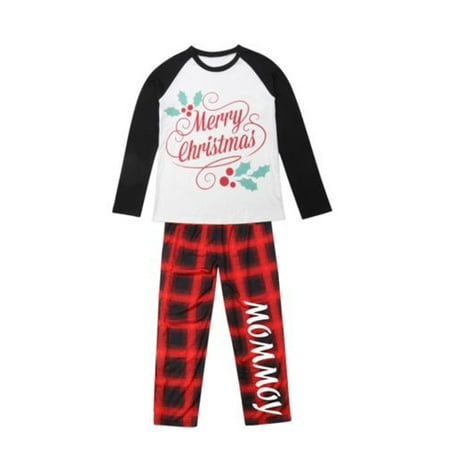 

Xingqing Christmas Family Matching Pajamas Set Women Men Adult Kids Baby Xmas Santa Sleepwear 2Pcs PJs Outfits