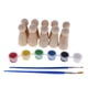 thumbnail image 1 of Paquete Piezas De De Clavijas De Pintura DIY Cake Topper Kids Party Supply Soledad Muñecas de madera de la guirnalda, 1 of 5