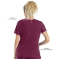 thumbnail image 2 of Landau ProFlex Tailored Fit Comfort Stretch 3-Pocket Scrub Top for Women 4160, 2 of 5