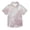 Lavender Pink Marble, variant on Small Short Sleeve Button Down Shirts Sage Green Casual Shirt 3-10 Years