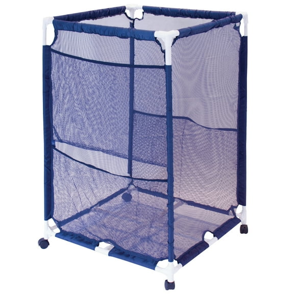 Pool Bins Pool Storage Mesh Rolling Organizer, Medium, Blue, PBFT-1513
