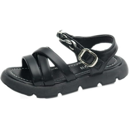 

Girls Sandals Open Toe Soft Sole Sandals Non-Slip Breathable Shoes Summer Beach for Toddler/Little Kid/Big Kid