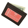 thumbnail image 2 of RFID Wallet Mens Slim Leather RFID Blocking Front Pocket Wallet Thin Card Holder RFID P 370 (C), 2 of 9