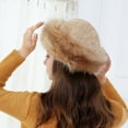 thumbnail image 3 of WTXUE Ushanka Hat, Women Warm Mongolian Hat Earmuffs Solid Winter Fashion Hat Solid Thick Woollen Baseball Caps, Khaki, 3 of 4