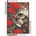 thumbnail image 2 of HsdsBebe DIY 5D Diamond Art Painting Kits for Adults,Rose Skull Diamond Art,Gem Art Craft for Kids, 2 of 6