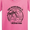 thumbnail image 4 of Inktastic Summer Vacation Mode Fort Myers Beach Florida Youth T-Shirt, 4 of 5