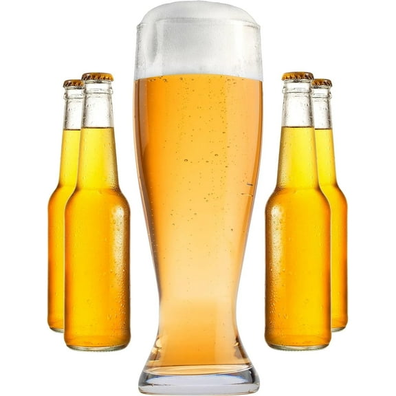 Oversized Extra Large Giant Beer Glass - 53oz - Holds up to 4 Bottles of Beers, Great for Parties