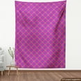 thumbnail image 4 of Ambesonne Abstract Fabric by the Yard Upholstery, Circular Vibrant Spirals, 10 Yards, Hot Pink Royal Blue, 4 of 5