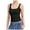 B-Black, variant on QHFBli Womens Square Neck Tank Top Sleeveless Double Lined Basic Tops Sharp Collection