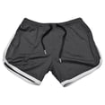 thumbnail image 3 of Blmnix Workout Shorts Shorts for Men Pleated Beach Shorts Short Low Gray Skinny Dry Fit Sweat Shorts Men,XXXL, 3 of 4