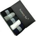 thumbnail image 3 of HAHDAXIA Casual Socks Men Cotton Solid Color Socks Breathable 5 Pairs/Lot, 3 of 7