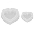 thumbnail image 2 of Molde de silicona Love, 2 piezas Molde de silicona Molde de silicona Corazón Molde de silicona Diseño a prueba de futuro, 2 of 14