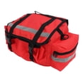 thumbnail image 4 of Bolsa de primeros auxilios, bolsa de emergencia de gran capacidad, bolsa de equipo contra incendios con correa para el hombro para suministros de emergencia, color rojo, 4 of 14