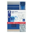 thumbnail image 2 of Staedtler Norica Pencil Set - 50 Pre-Sharpened #2 HB Pencils with 50 Eraser Caps & Double-Hole Sharpener, 101pcs, 2 of 6