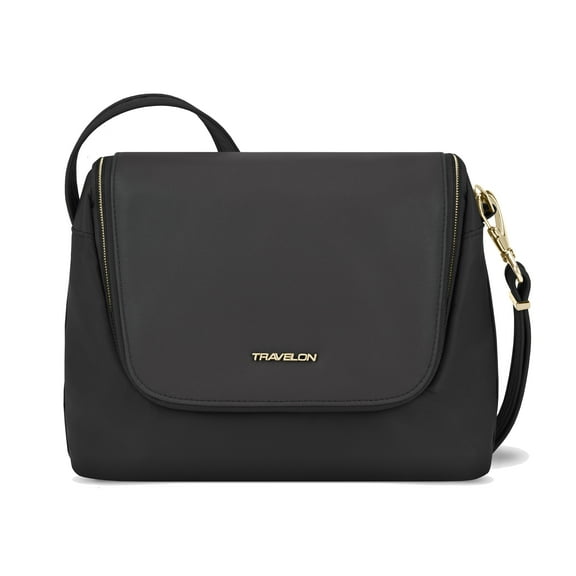 Travelon: Addison - Anti-Theft East/West Crossbody Bag - Black