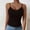 #029-Black, variant on Womens Tops V Neck Ribbed Camisole with Built in Bra Pads Stretchy Slim Fit Tank Top for Daily or Layering Gift