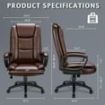 LEMBERI Office Desk Chair, Big and Tall Managerial Executive Chair