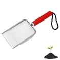 thumbnail image 1 of Uxcell 1-Pack Tamiz de Tierra para Jardinería, Tamiz Portátil de Acero Inoxidable con Malla de 2 mm y Mango Suave para Arena [Blanco, Rojo], 1 of 6