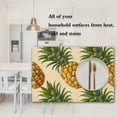 thumbnail image 6 of Fruits Pineapple Placemats Set of 4 Heat Resistant Place Mats 12"x18" Washable Table Mats Set Non-Slip Linen Table Placemat Kitchen Dining Table Runners for Tabletop Decoration, 6 of 6