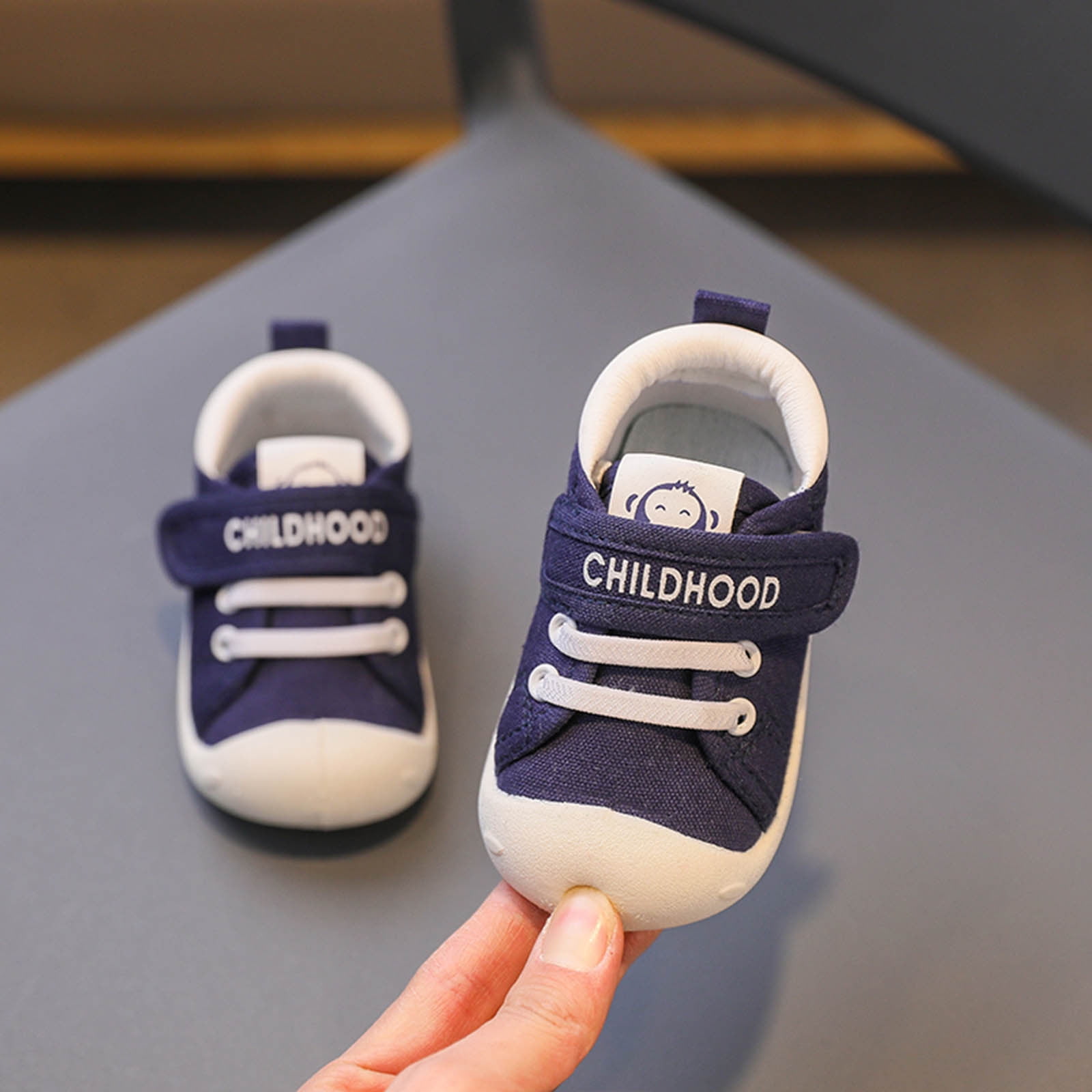adviicd Shoes for Baby Girl Baby Shoes Boy Girl Baby Walking Shoes Infant Sneakers Non Slip First Walking Shoes Navy 14